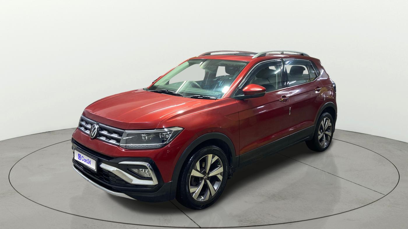 2022 Volkswagen TAIGUN TOPLINE 1.0 TSI MT, Petrol, Manual, 65,718 km, Left Front Diagonal