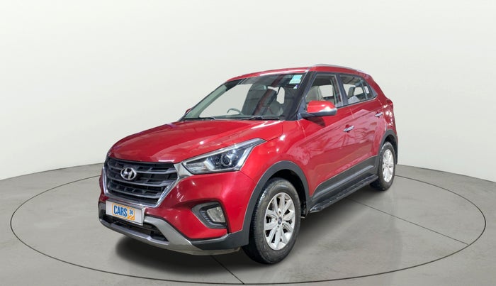 2018 Hyundai Creta SX 1.6 PETROL, Petrol, Manual, 28,444 km, Left Front Diagonal
