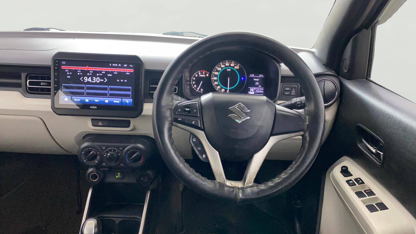 2018 Maruti IGNIS ZETA 1.2 AMT, CNG, Automatic, 73,471 km, Steering Wheel Close Up