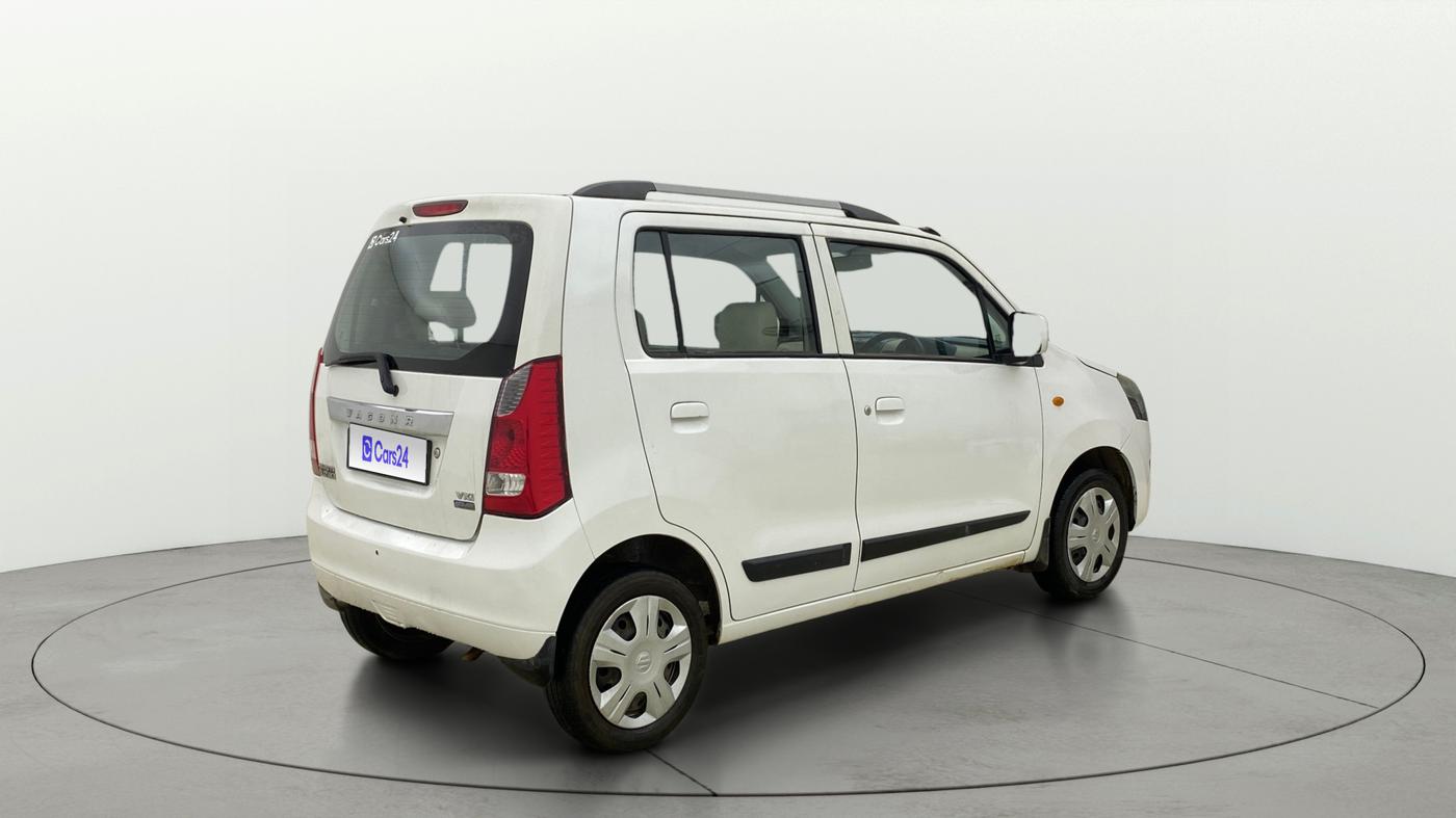 2018 Maruti Wagon R 1.0 VXI AMT, Petrol, Automatic, 45,777 km, Right Back Diagonal