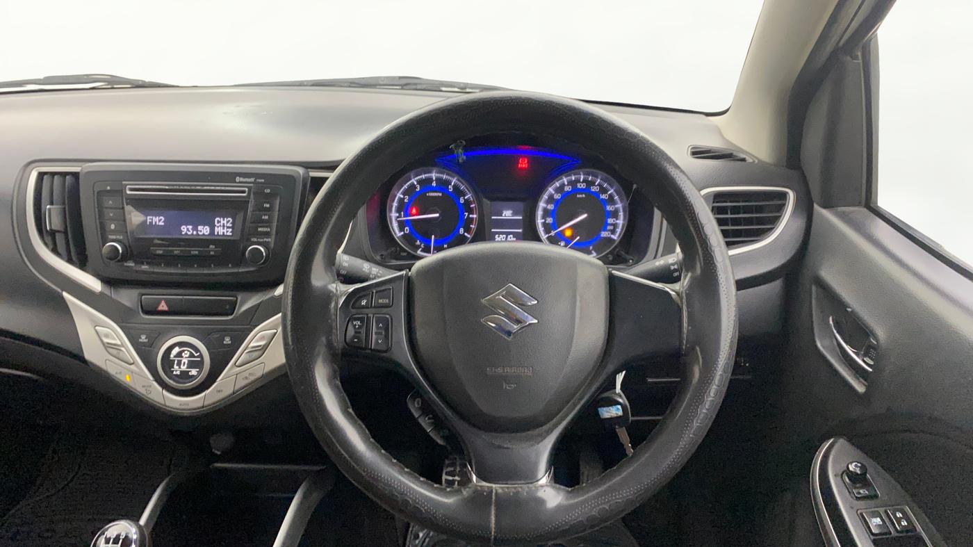 2018 Maruti Baleno DELTA PETROL 1.2, Petrol, Manual, 52,009 km, Steering Wheel Close Up