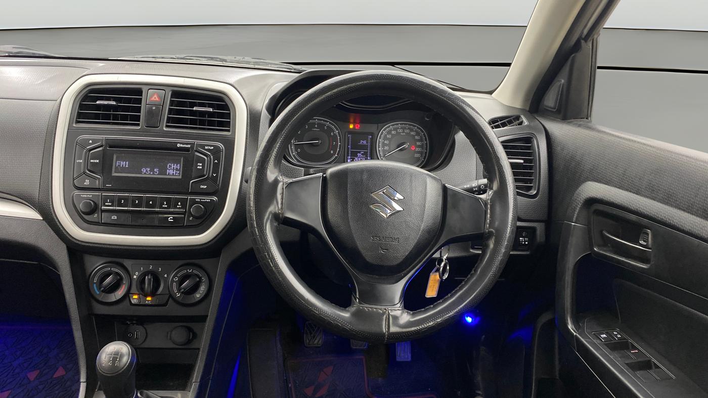 2021 Maruti Vitara Brezza LXI, Petrol, Manual, 26,929 km, Steering Wheel Close Up