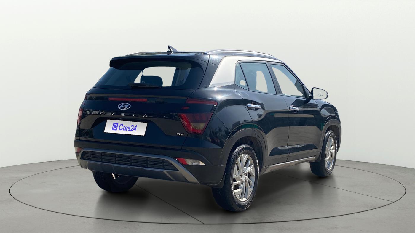 2020 Hyundai Creta SX 1.5 PETROL, Petrol, Manual, 1,18,710 km, Right Back Diagonal