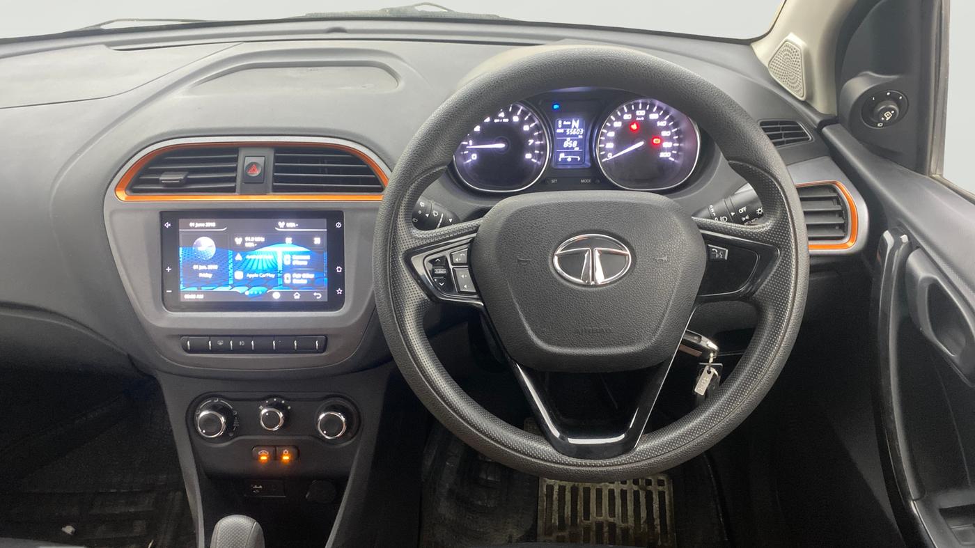 2019 Tata TIAGO NRG PETROL AMT, Petrol, Automatic, 55,602 km, Steering Wheel Close Up