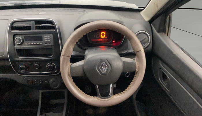 2018 Renault Kwid RXL, Petrol, Manual, 1,13,041 km, Steering Wheel Close Up