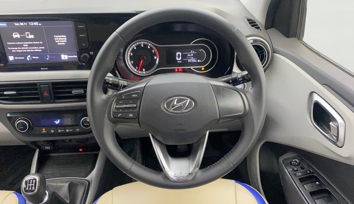 2021 Hyundai GRAND I10 NIOS ASTA 1.2 KAPPA VTVT, Petrol, Manual, 93,703 km, Steering Wheel Close Up