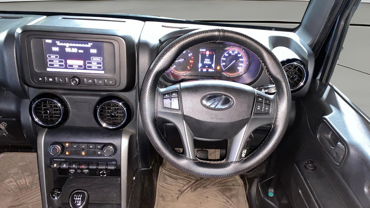 2021 Mahindra Thar LX HT PETROL 4WD MT, Petrol, Manual, 8,520 km, Steering Wheel Close Up