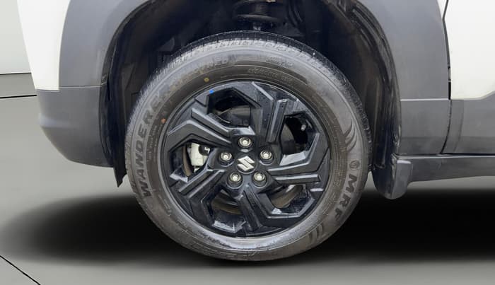 2023 Maruti BREZZA ZXI AT SMART HYBRID, Petrol, Automatic, 4,506 km, Left Front Wheel