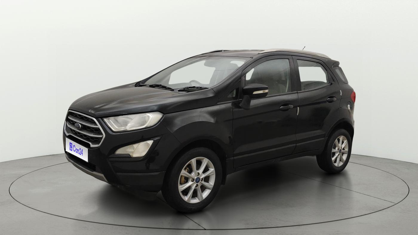 2019 Ford Ecosport TITANIUM + 1.5L DIESEL, Diesel, Manual, 1,33,281 km, Left Front Diagonal