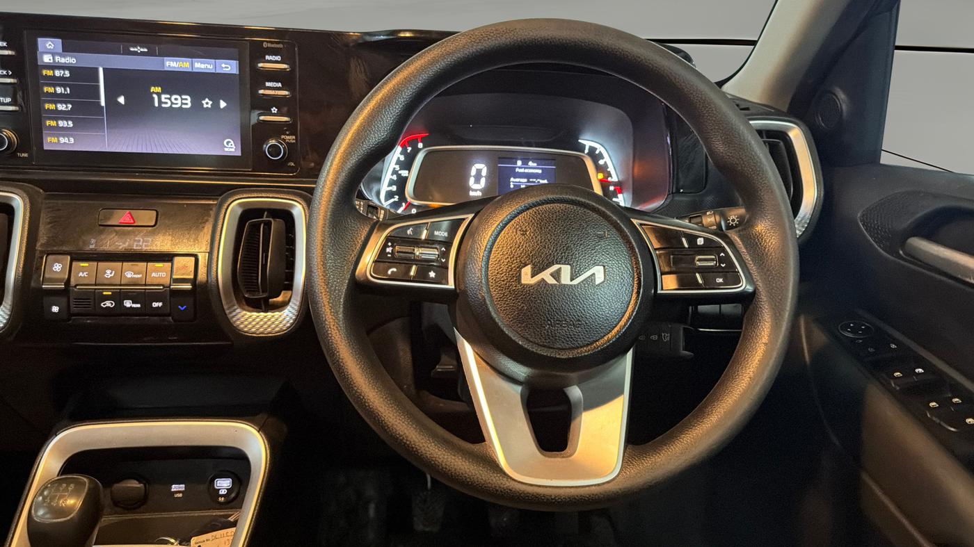 2022 KIA SONET HTK PLUS 1.2, Petrol, Manual, 40,801 km, Steering Wheel Close Up