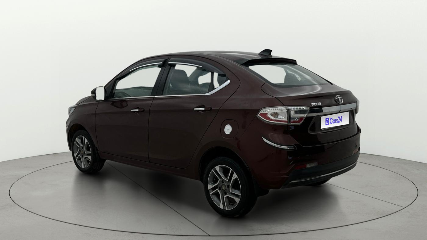 2023 Tata TIGOR XZA PLUS PETROL, Petrol, Automatic, 21,284 km, Left Back Diagonal