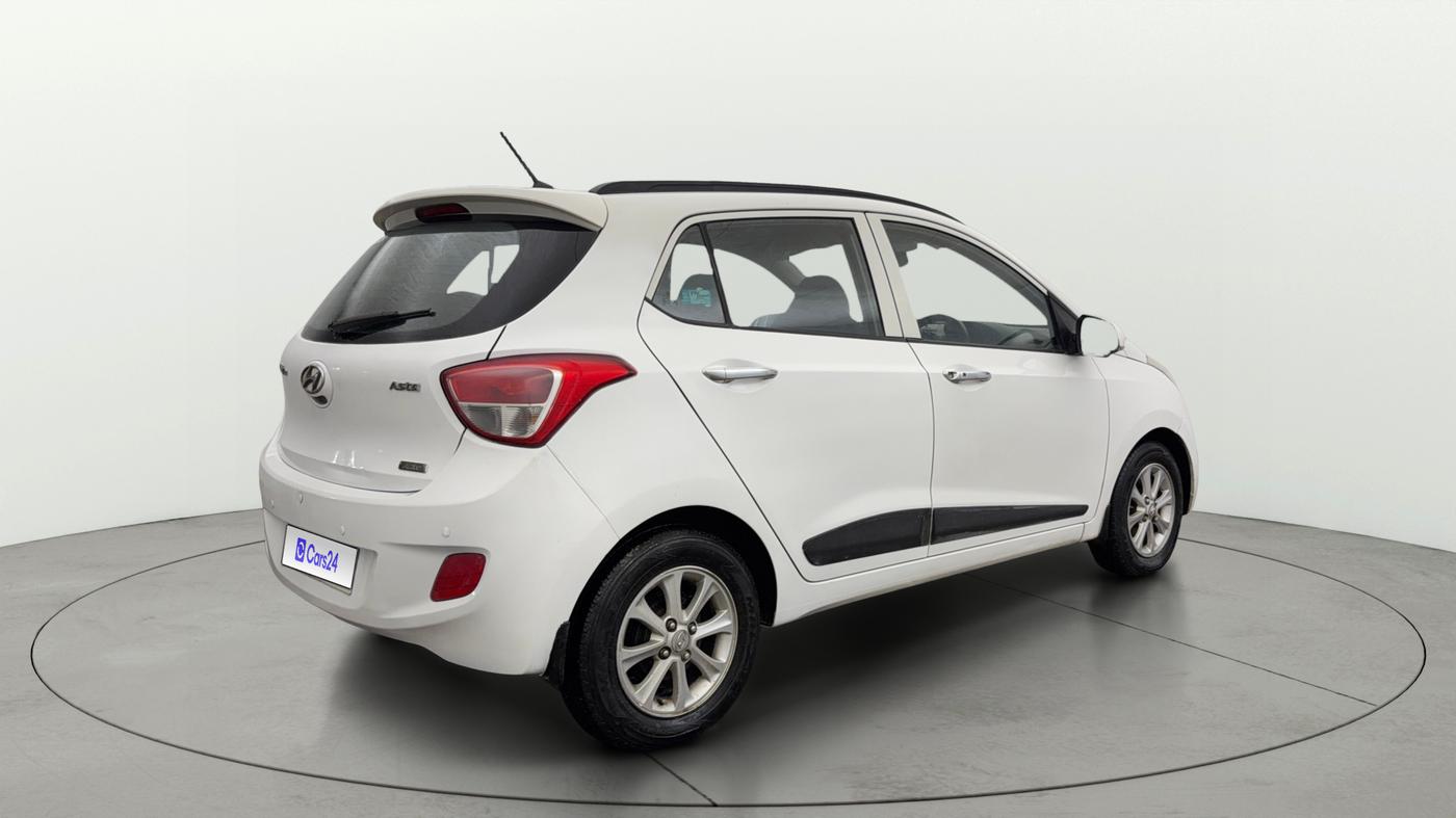 2014 Hyundai Grand i10 ASTA AT 1.2 KAPPA VTVT, CNG, Automatic, 44,971 km, Right Back Diagonal