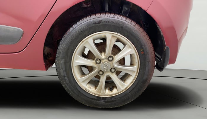 2014 Hyundai Grand i10 ASTA 1.2 KAPPA VTVT, Petrol, Manual, 1,14,993 km, Left Rear Wheel