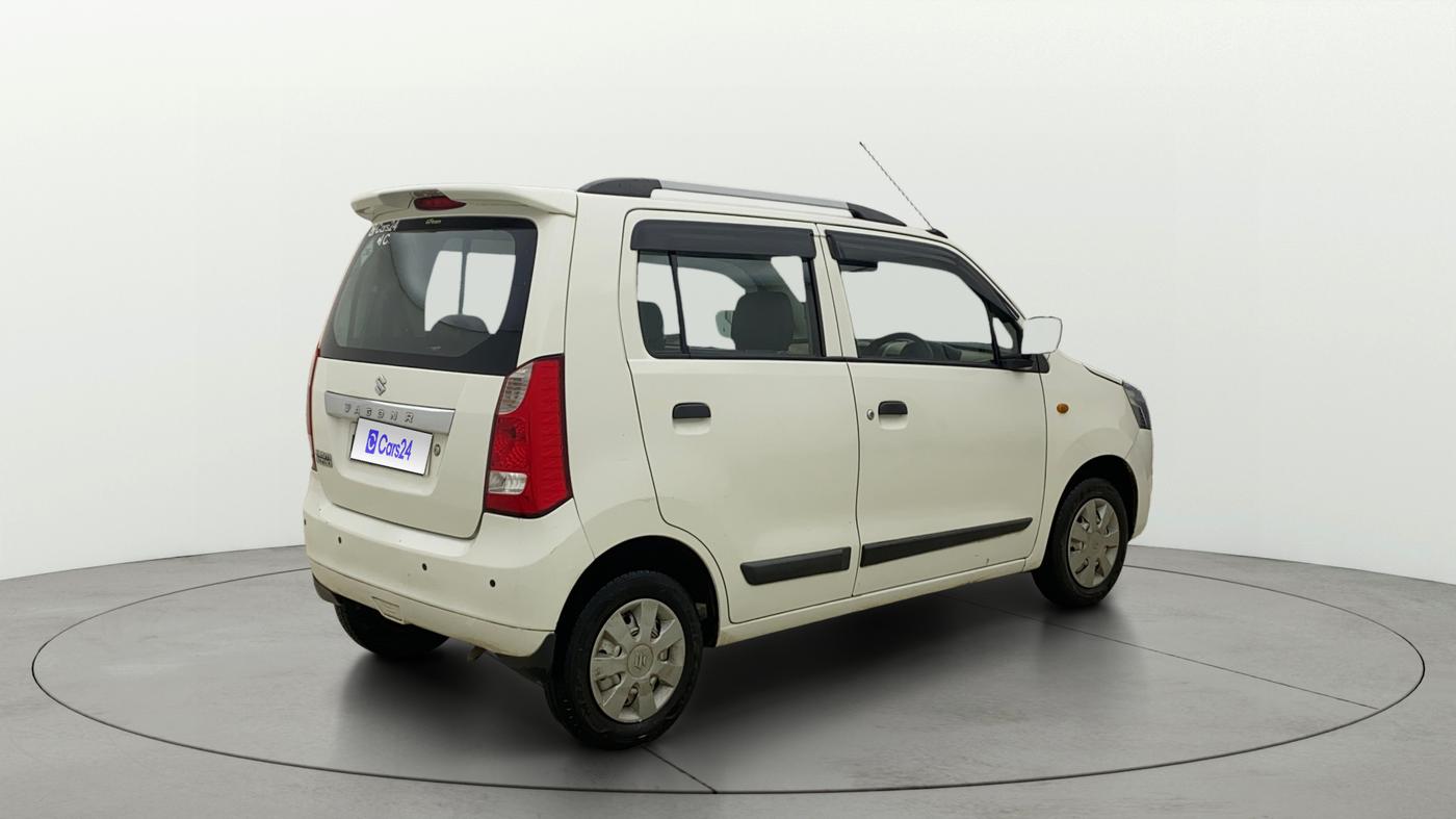 2017 Maruti Wagon R 1.0 LXI CNG, CNG, Manual, 51,600 km, Right Back Diagonal