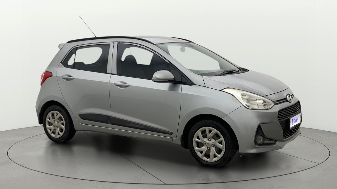 2019 Hyundai Grand i10 SPORTZ 1.2 KAPPA VTVT, Petrol, Manual, 67,982 km, Right Front Diagonal