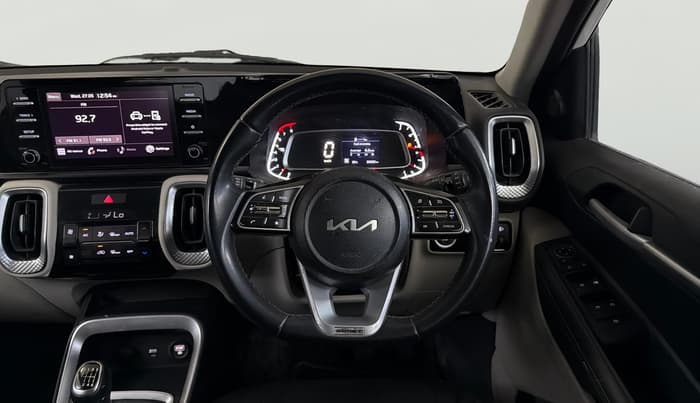 2021 KIA SONET HTX 1.0 IMT, Petrol, Manual, 36,347 km, Steering Wheel Close Up