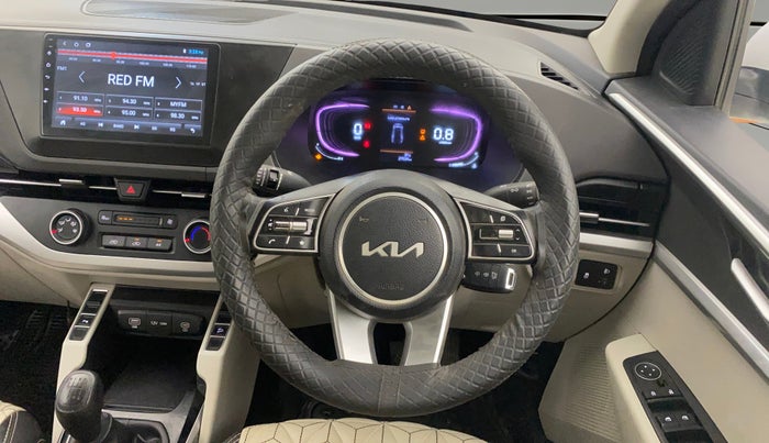 2022 KIA CARENS PRESTIGE 1.5 PETROL 7 STR, Petrol, Manual, 27,534 km, Steering Wheel Close Up