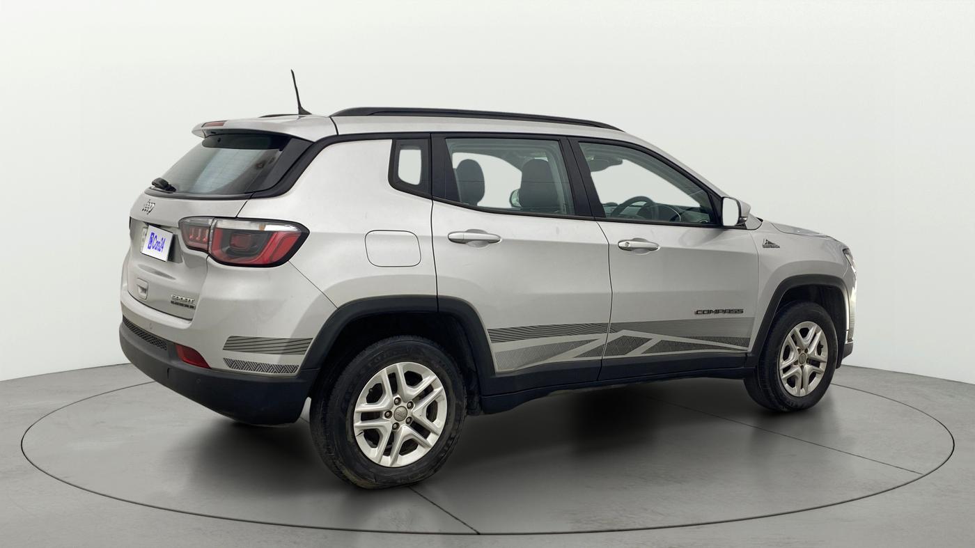 2019 Jeep Compass SPORT PLUS 1.4 PETROL, Petrol, Manual, 60,352 km, Right Back Diagonal