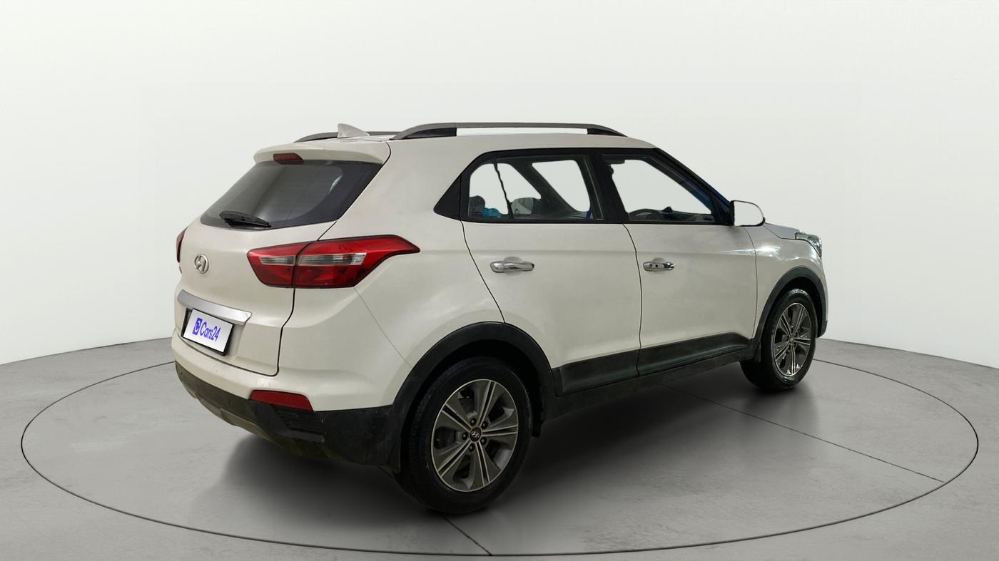 2017 Hyundai Creta SX PLUS AT 1.6 DIESEL, Diesel, Automatic, 1,16,848 km, Right Back Diagonal