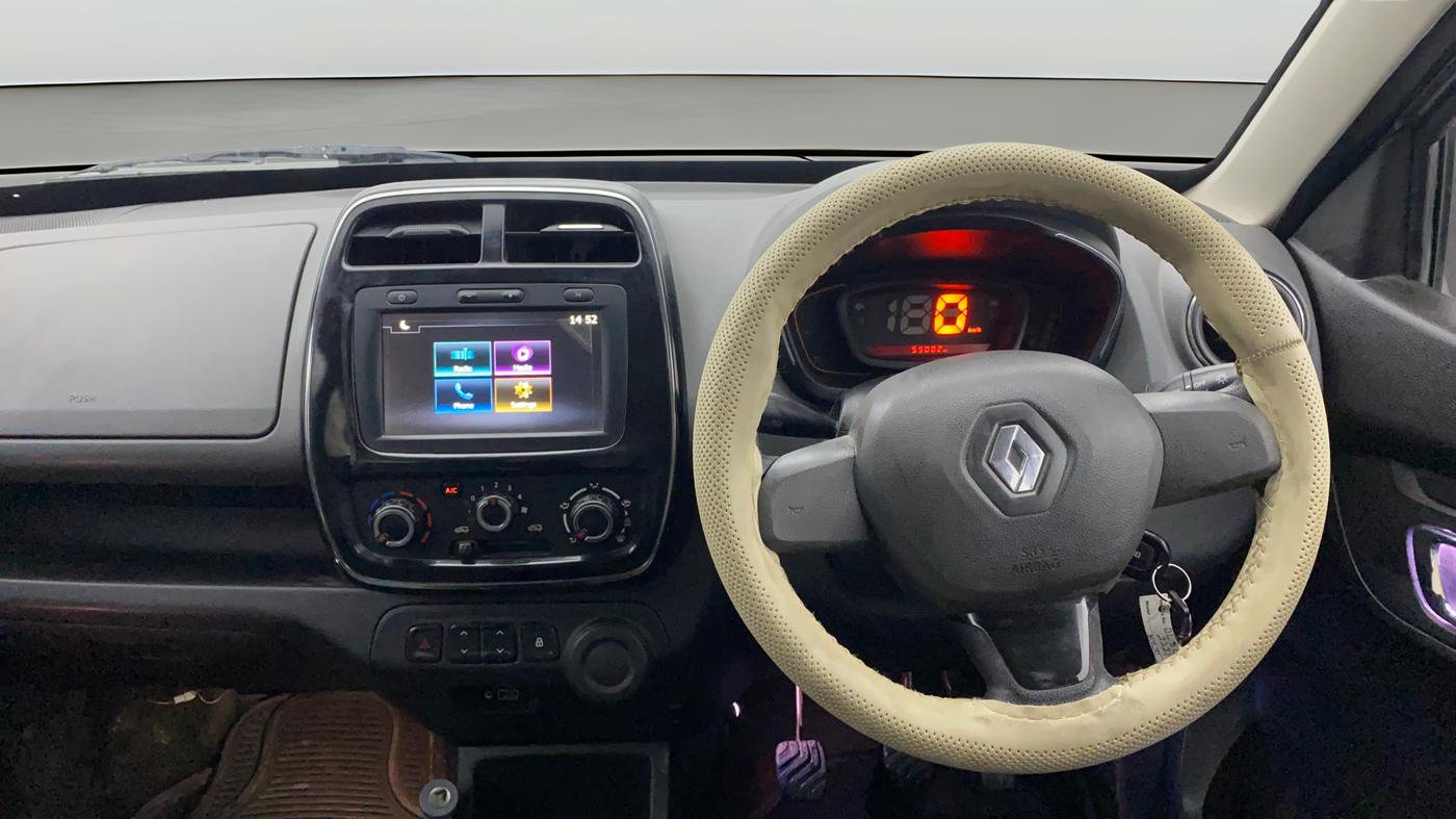 2019 Renault Kwid RXT 0.8 (O), Petrol, Manual, 58,894 km, Steering Wheel Close Up