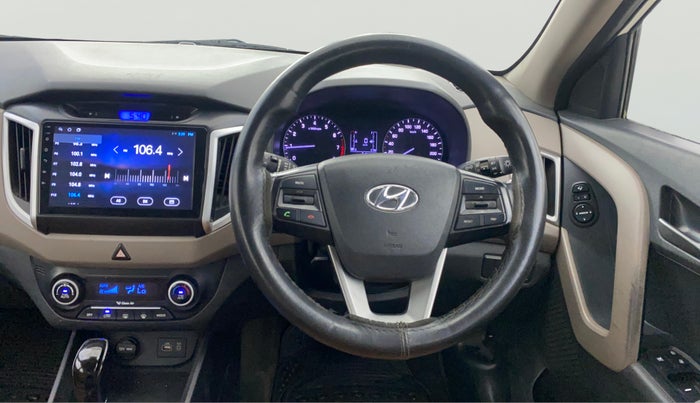 2017 Hyundai Creta SX PLUS AT 1.6 PETROL, Petrol, Automatic, 68,664 km, Steering Wheel Close Up