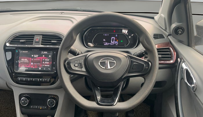 2021 Tata TIGOR XZA PLUS PETROL, Petrol, Automatic, 48,210 km, Steering Wheel Close Up