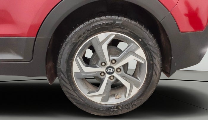 2019 Hyundai Creta SX AT 1.6 PETROL, Petrol, Automatic, 1,00,514 km, Left Rear Wheel