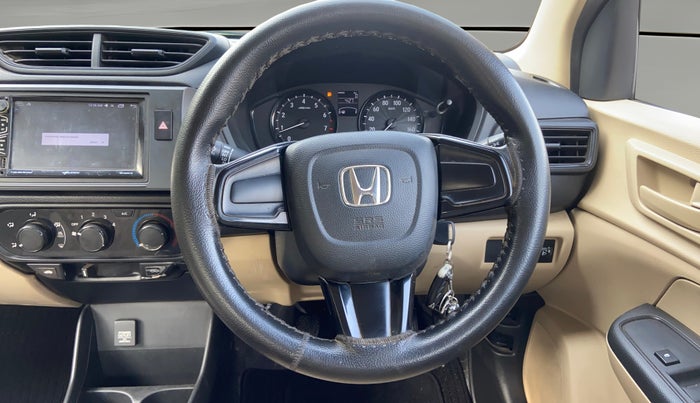 2019 Honda Amaze 1.2L I-VTEC E, CNG, Manual, 43,899 km, Steering Wheel Close Up