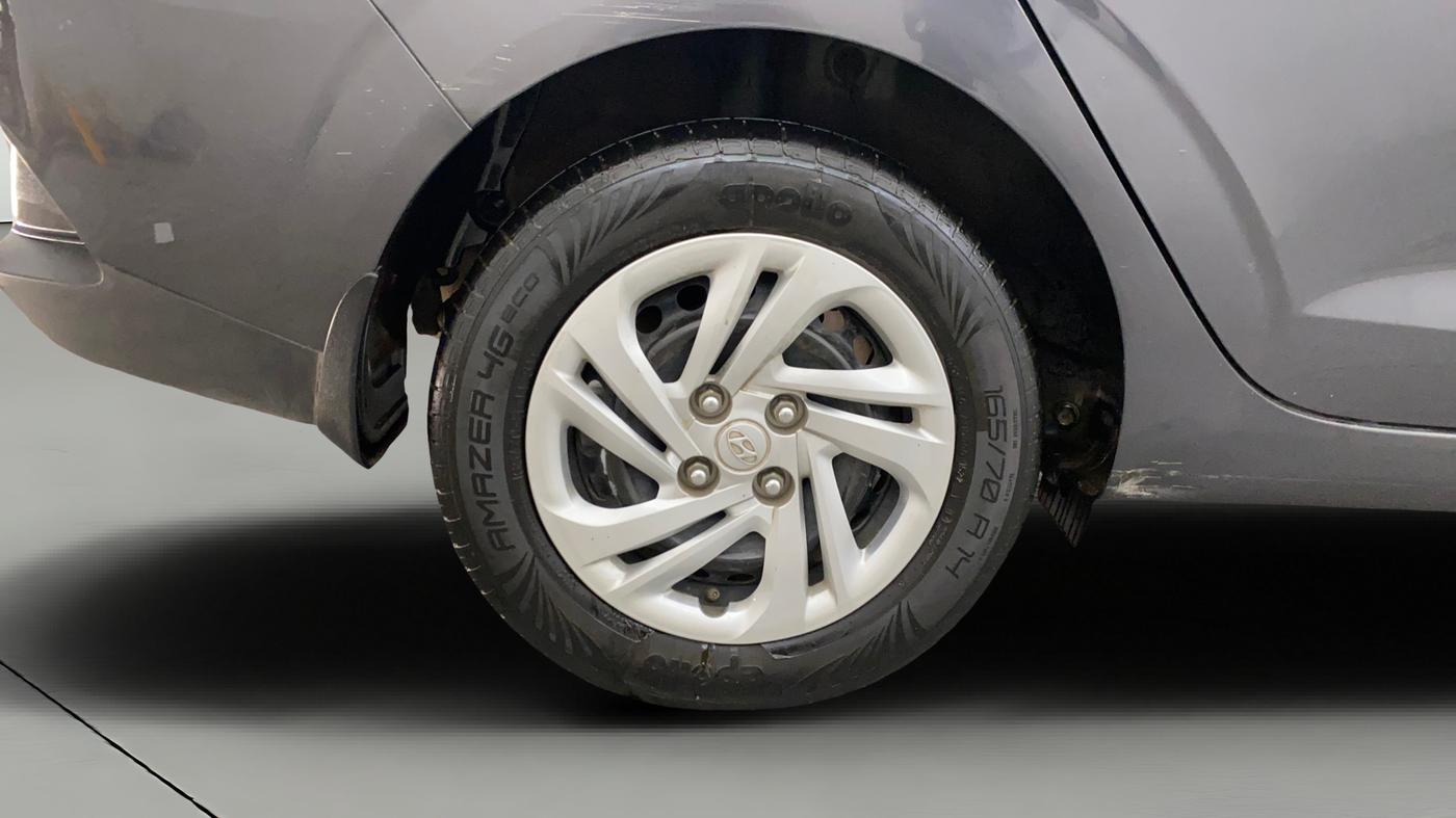 2022 Hyundai AURA S 1.2 CNG, CNG, Manual, 38,882 km, Right Rear Wheel