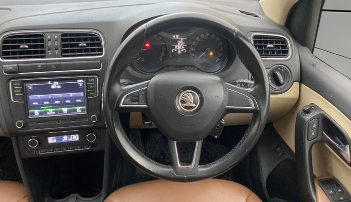 2019 Skoda Rapid AMBITION 1.5 TDI, Diesel, Manual, 1,27,783 km, Steering Wheel Close Up