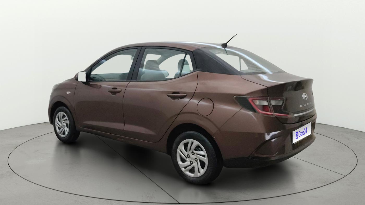 2022 Hyundai AURA S 1.2 CNG, CNG, Manual, 12,695 km, Left Back Diagonal