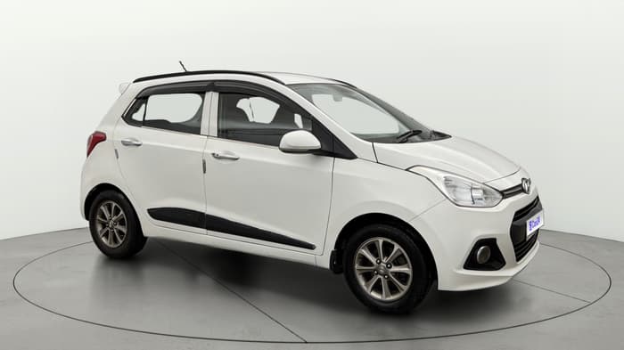 2014 Hyundai Grand i10 ASTA (O) 1.2 KAPPA VTVT, Petrol, Manual, 1,11,081 km, Right Front Diagonal
