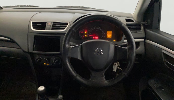2015 Maruti Swift LXI (O), Petrol, Manual, 42,700 km, Steering Wheel Close Up