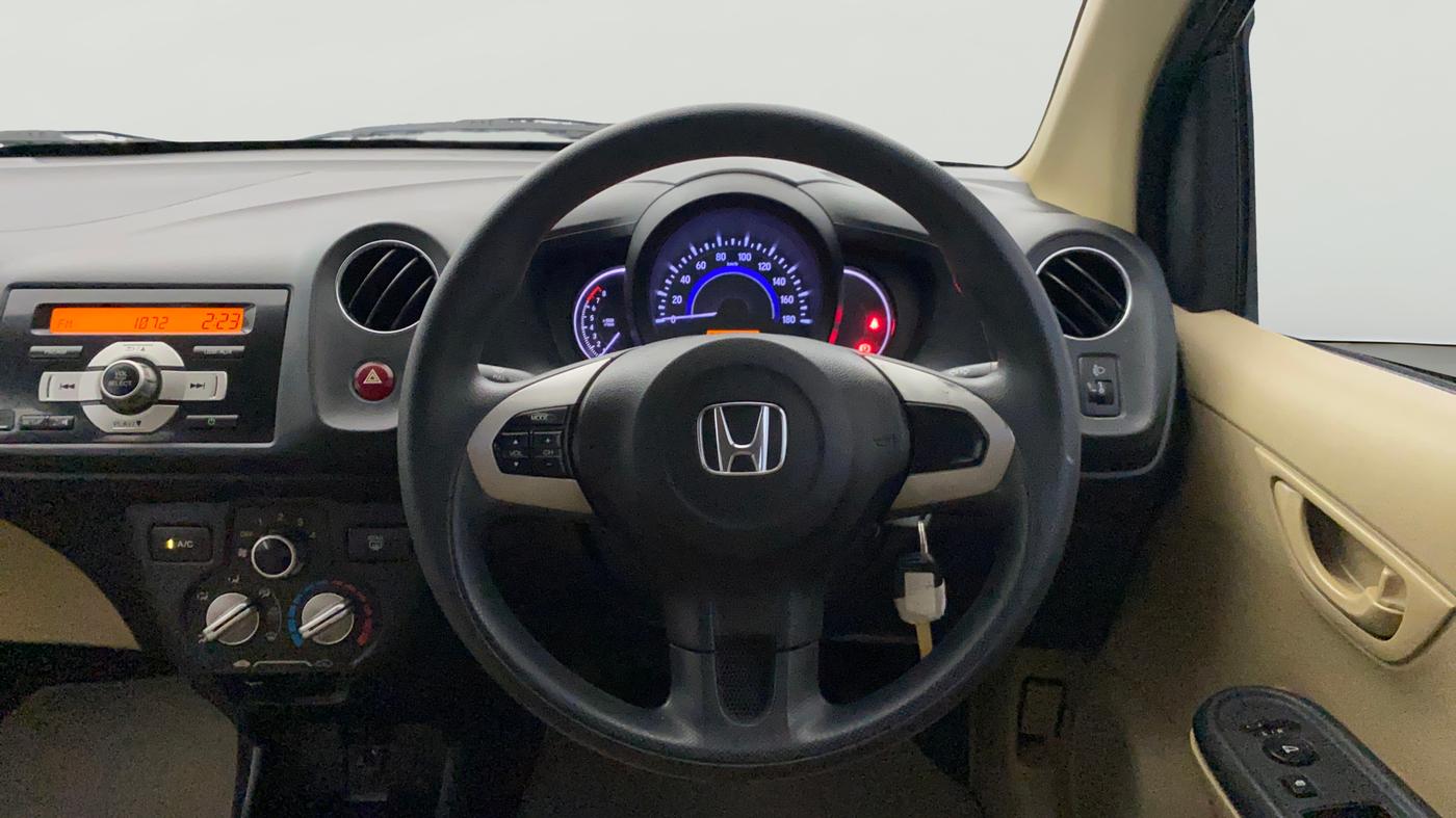 2016 Honda Brio S MT, Petrol, Manual, 27,420 km, Steering Wheel Close Up