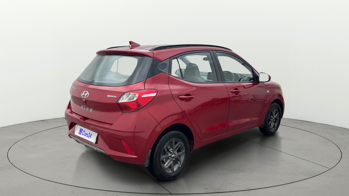 2020 Hyundai GRAND I10 NIOS SPORTZ AMT 1.2 KAPPA VTVT, Petrol, Automatic, 64,243 km, Right Back Diagonal