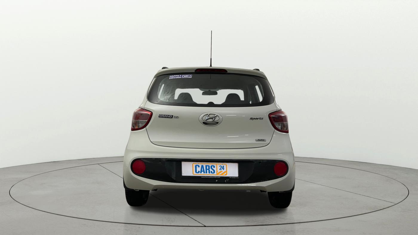 2017 Hyundai Grand i10 SPORTZ (O) AT 1.2 KAPPA VTVT, Petrol, Automatic, 24,817 km, Back/Rear