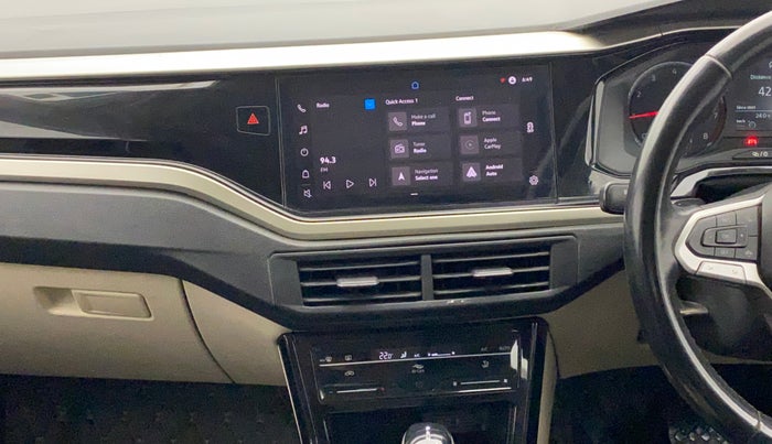 2022 Volkswagen VIRTUS HIGHLINE TSI 1.0 AT, Petrol, Automatic, 65,564 km, Air Conditioner