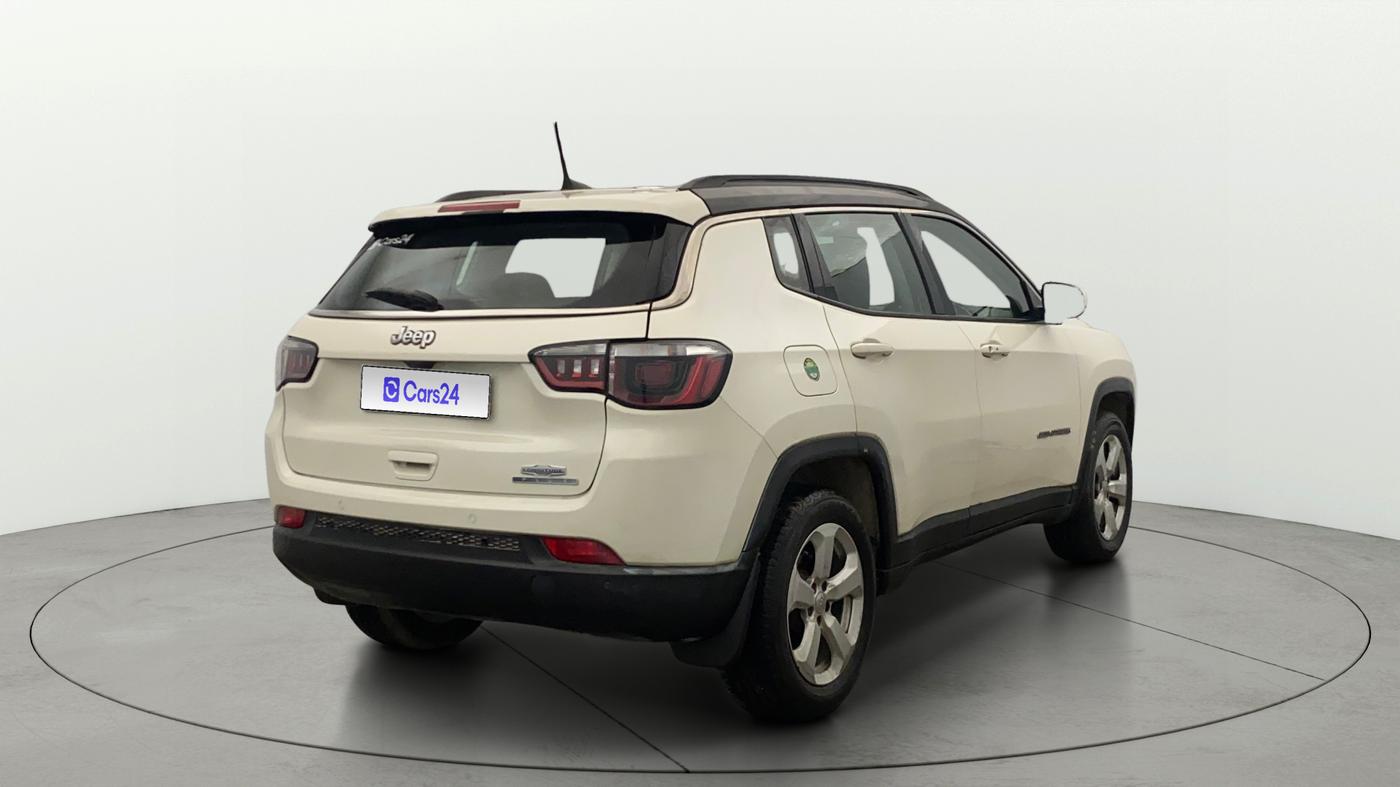2020 Jeep Compass LONGITUDE PLUS 1.4 PETROL AT, Petrol, Automatic, 76,215 km, Right Back Diagonal