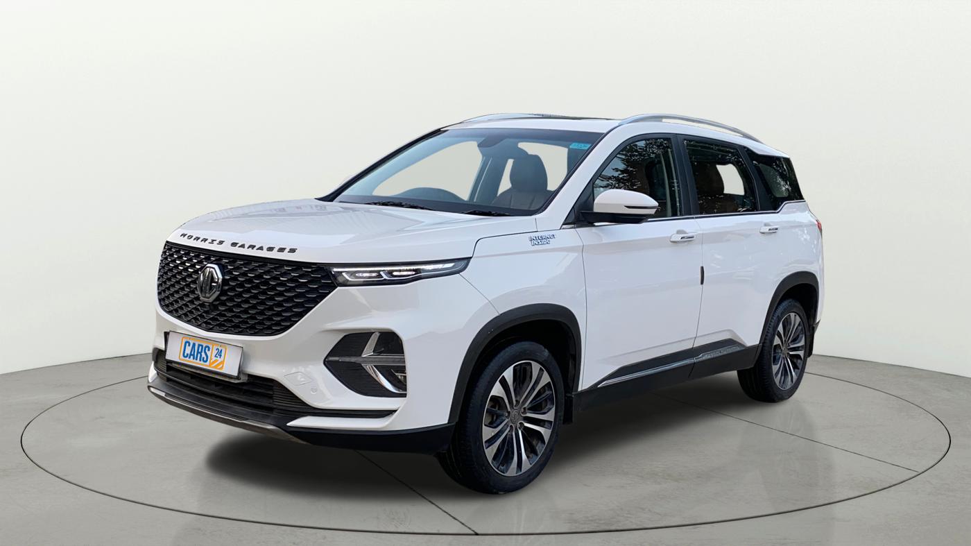 2021 MG HECTOR PLUS SHARP 1.5 PETROL TURBO HYBRID MT 6-STR, Petrol, Manual, 40,877 km, Left Front Diagonal