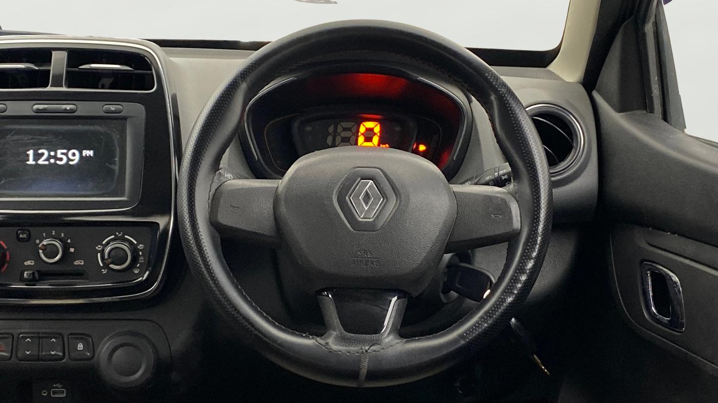 2019 Renault Kwid RXT 1.0 (O), Petrol, Manual, 60,583 km, Steering Wheel Close Up
