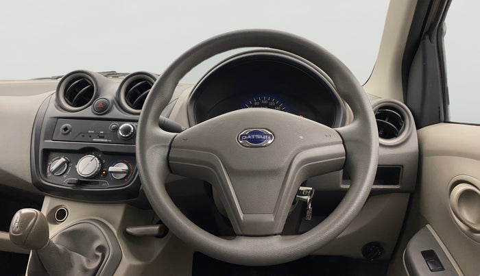 2015 Datsun Go T, Petrol, Manual, 14,826 km, Steering Wheel Close Up