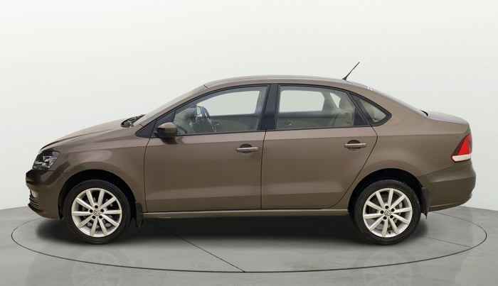 2017 Volkswagen Vento HIGHLINE PLUS 1.5 AT 16 ALLOY, Diesel, Automatic, 1,14,563 km, Left Side