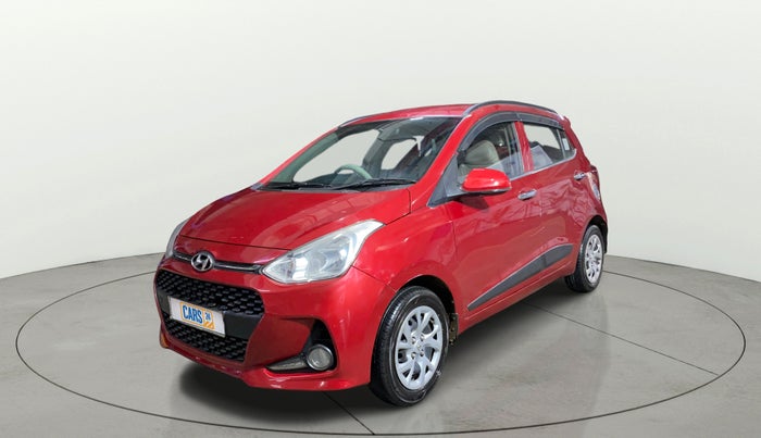 2019 Hyundai Grand i10 SPORTZ 1.2 KAPPA VTVT, Petrol, Manual, 1,05,601 km, Left Front Diagonal