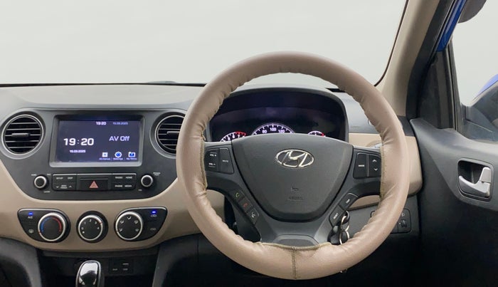 2017 Hyundai Grand i10 SPORTZ (O) AT 1.2 KAPPA VTVT, Petrol, Automatic, 44,634 km, Steering Wheel Close Up