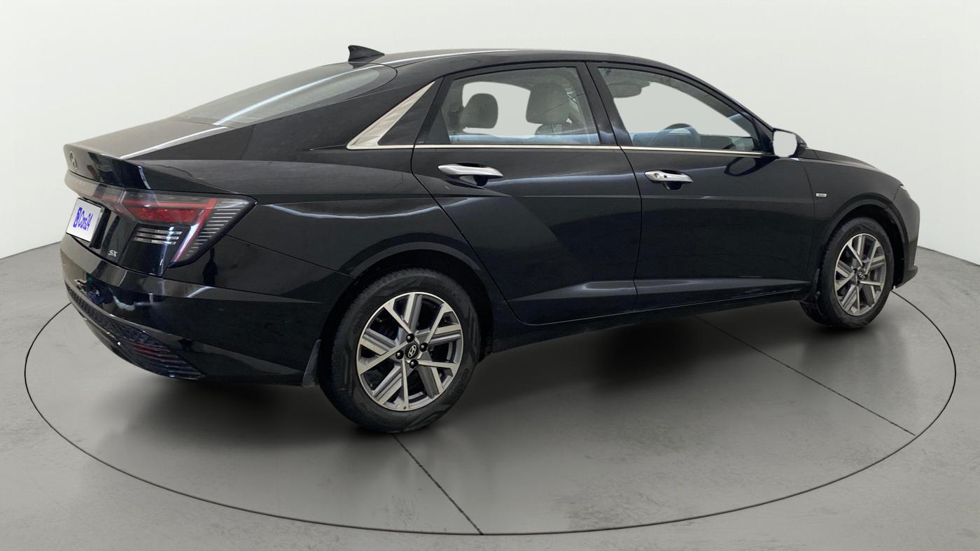 2023 Hyundai Verna SX(O) 1.5 MPI IVT , Petrol, Automatic, 57,882 km, Right Back Diagonal