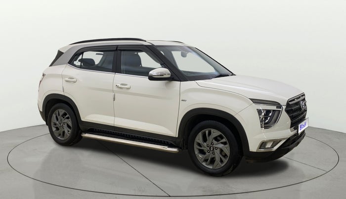 2021 Hyundai Creta SX (O) 1.4 TURBO DCT, Petrol, Automatic, 69,968 km, Right Front Diagonal