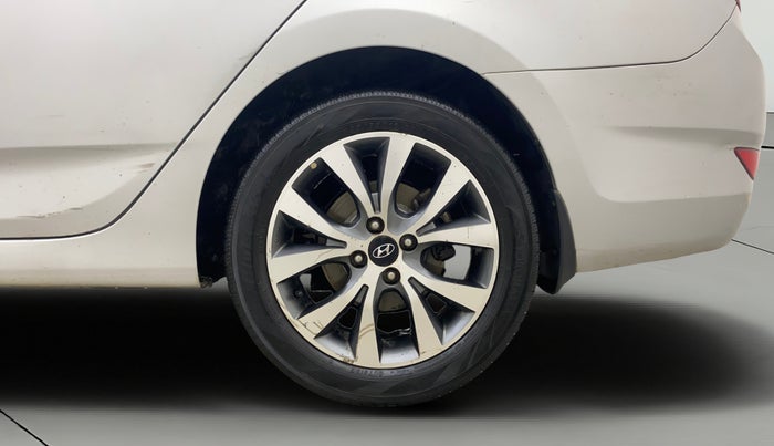 2013 Hyundai Verna FLUIDIC 1.6 VTVT SX OPT AT, Petrol, Automatic, 87,219 km, Left Rear Wheel