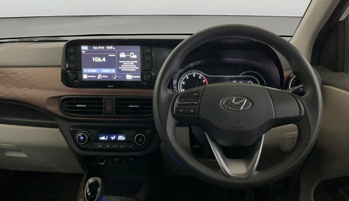 2021 Hyundai AURA SX PLUS 1.2 AMT, Petrol, Automatic, 27,227 km, Steering Wheel Close Up