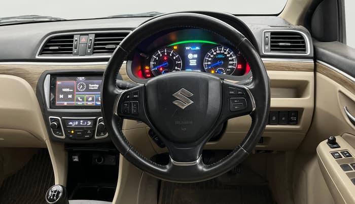 2021 Maruti Ciaz ALPHA 1.5 SHVS PETROL, Petrol, Manual, 45,923 km, Steering Wheel Close Up