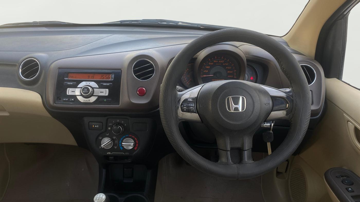 2013 Honda Amaze 1.2L I-VTEC S, Petrol, Manual, 82,354 km, Steering Wheel Close Up